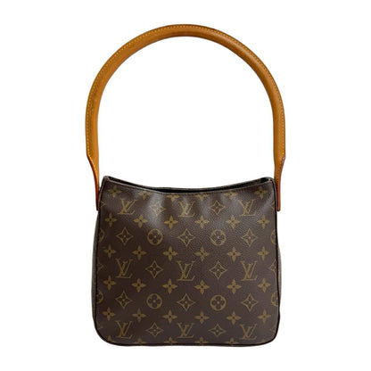 Louis Vuitton Looping Mm Monogram Leather One-Shoulder Bag/Semi-Shoulder Bag