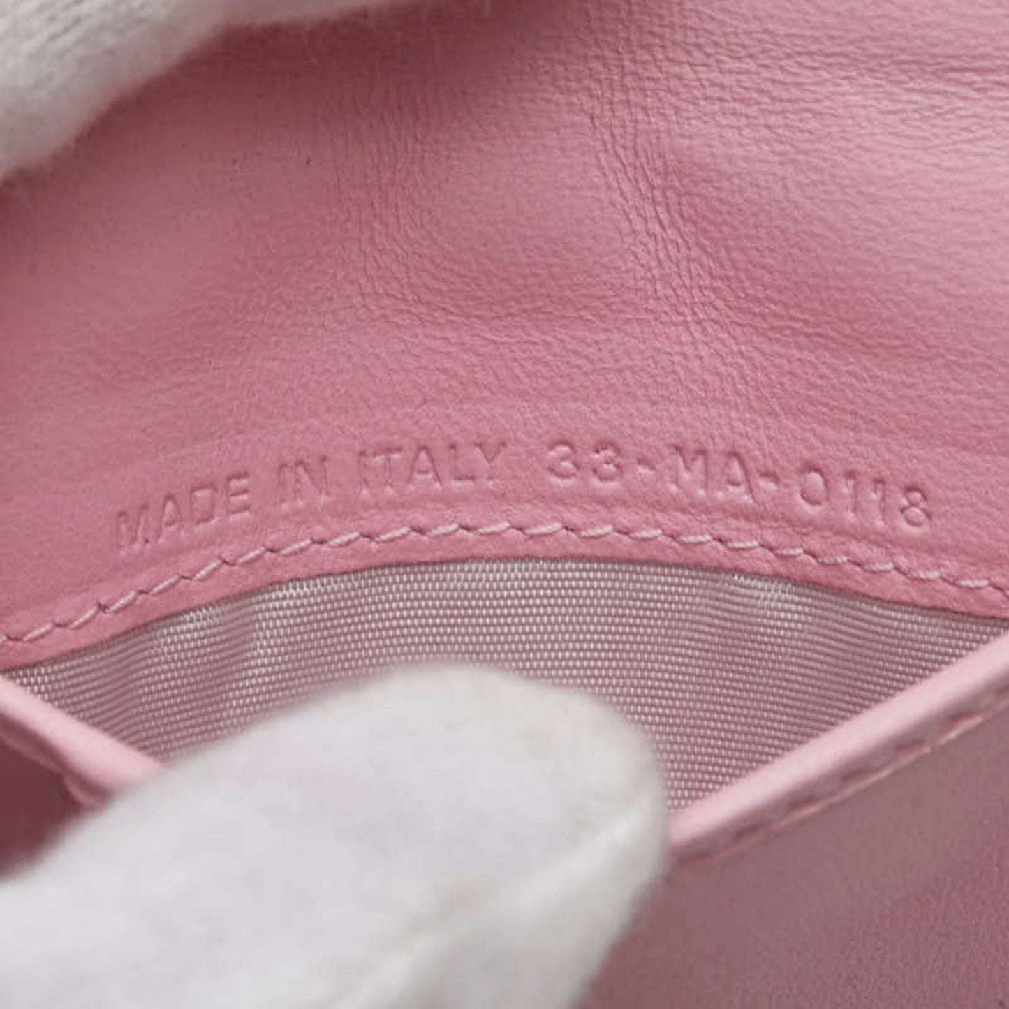 Christian Dior Dior Cannage Lady Business Card Case In Black