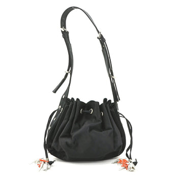 Givenchy Shoulder Bag In Black Satin