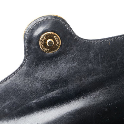 Gucci Old Shoulder Bag Black Leather