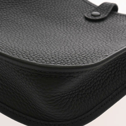 Hermes Evelyn Tpm Black W Stamp (Circa 2024) Women'S Taurillon Clemence Shoulder Bag