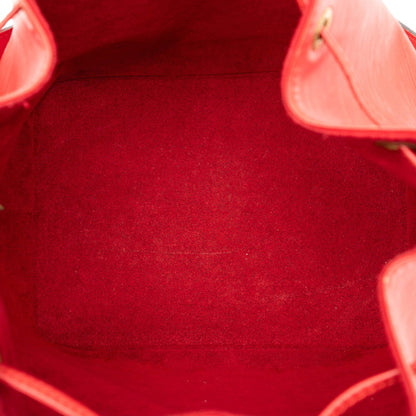 Louis Vuitton Epi Petit Noe One-Shoulder Bag M44107 Castilian Red Leather