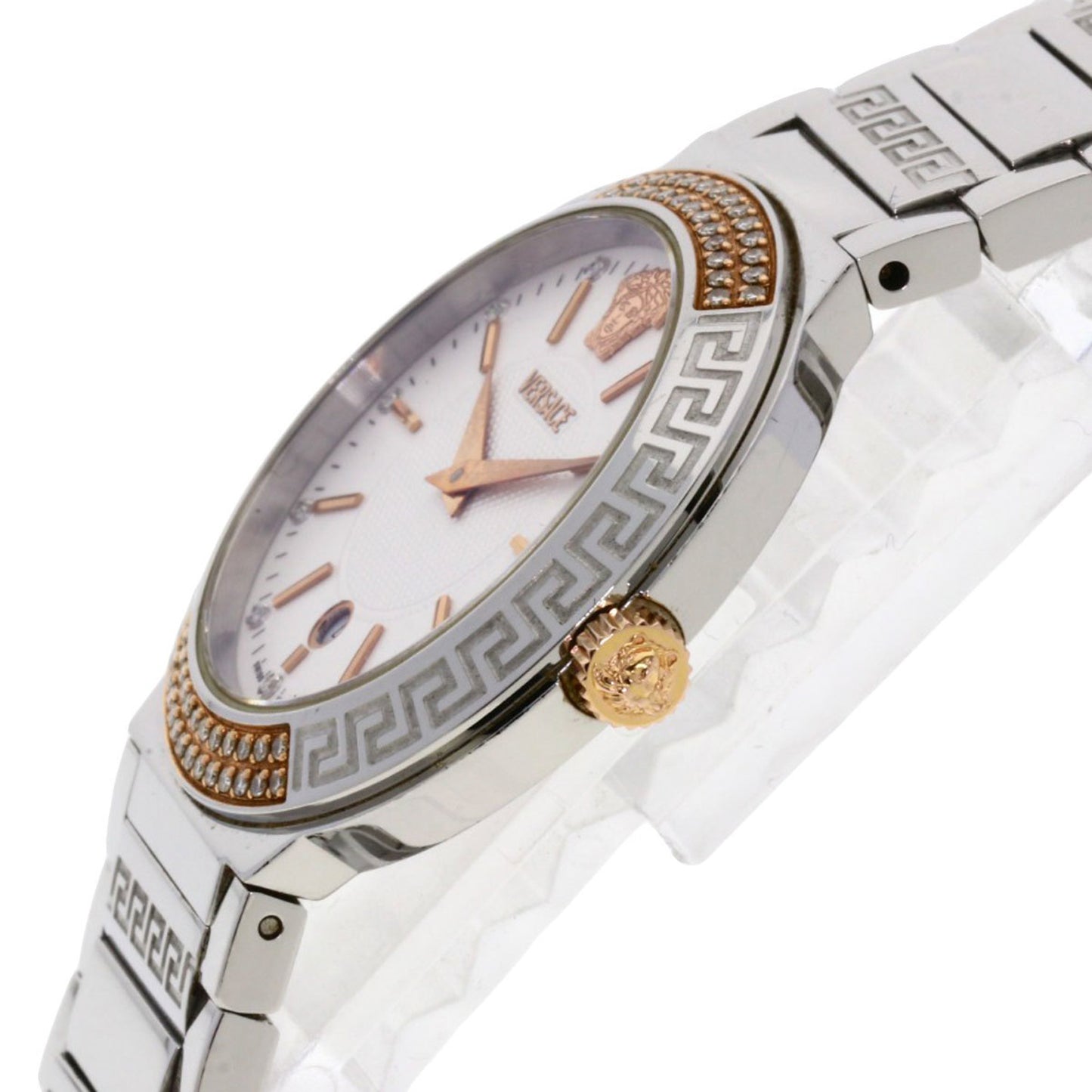 Versace Zsq81 Motif Watch Stainless Steel Ss