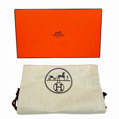 Hermes Bearn Soufflet Orange Long Wallet