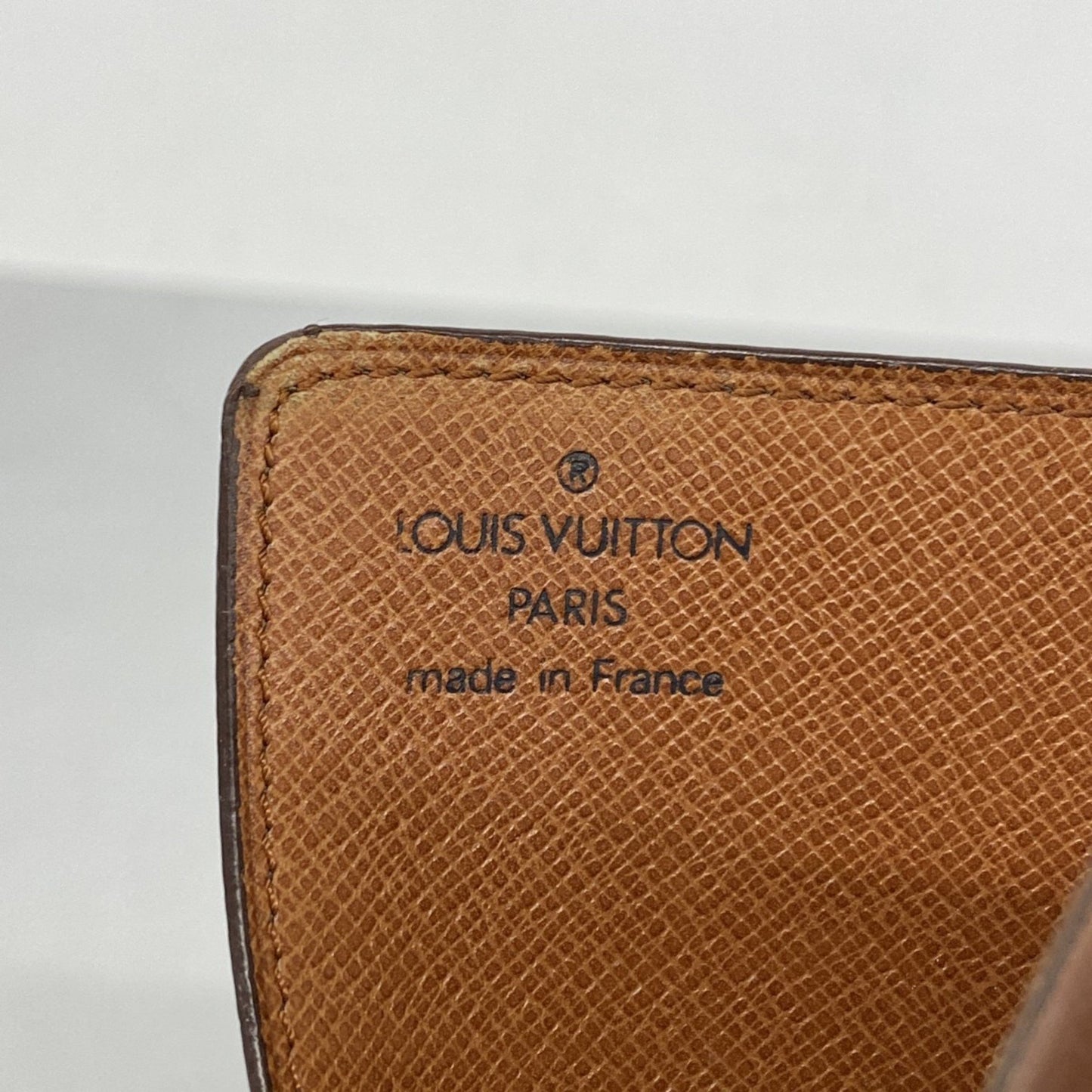 Louis Vuitton Monogram Porte Carte Credit Pression Business Card Case M60937 Brown