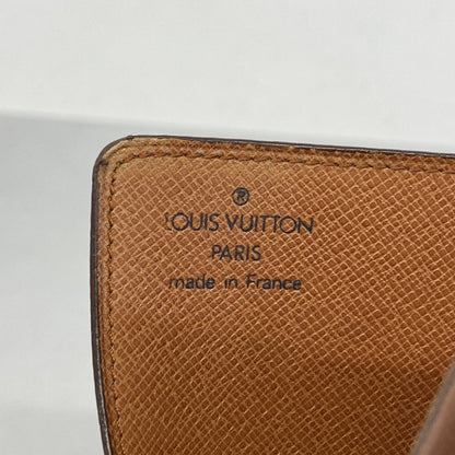 Louis Vuitton Monogram Porte Carte Credit Pression Business Card Case M60937 Brown