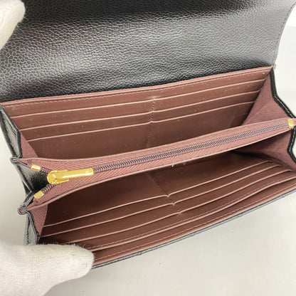 Chanel Matelasse Caviar Leather Long Wallet