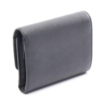 Prada Saffiano Metal Tri-Fold Wallet