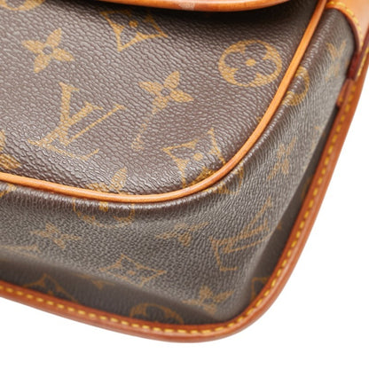 Louis Vuitton Monogram Sologne Shoulder Bag M42250 Brown Leather