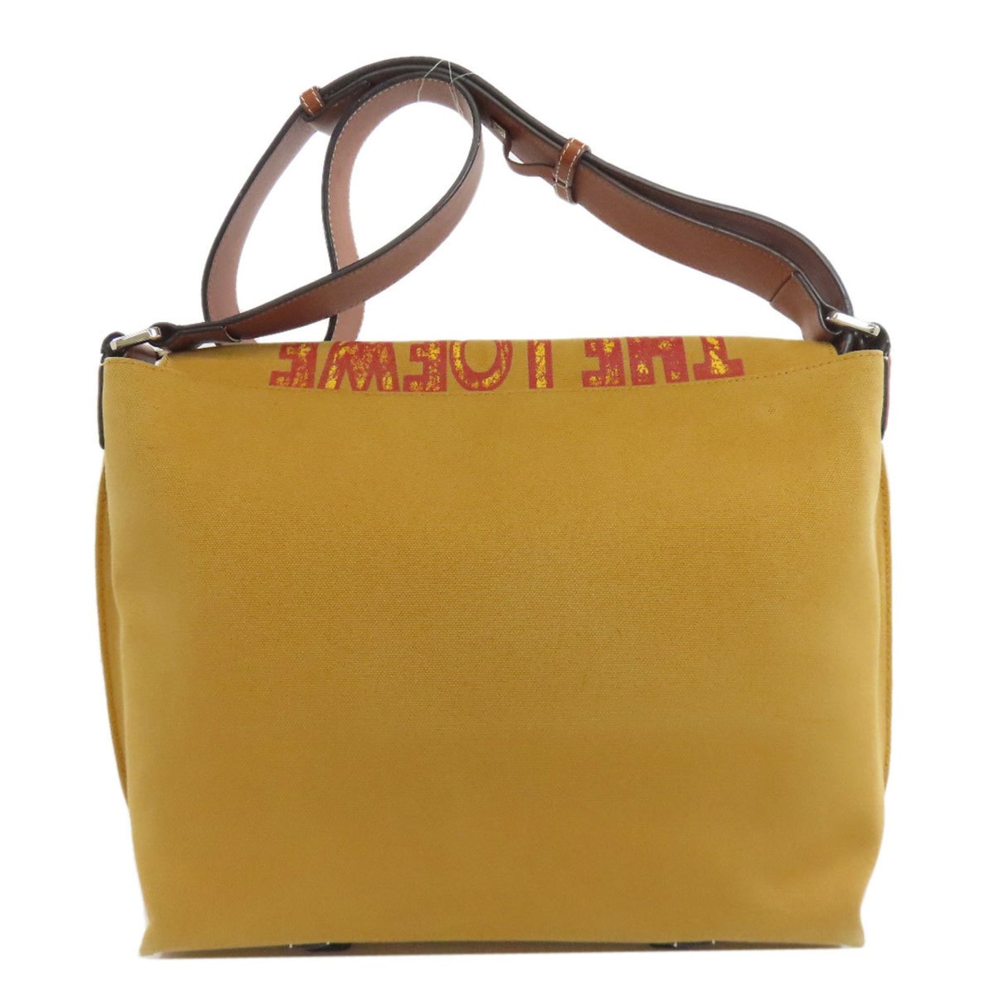 Loewe Messenger Bag Shoulder Canvas Calfskin