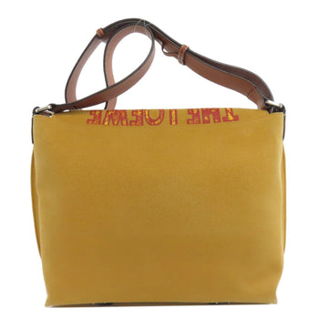 Loewe Messenger Bag Shoulder Canvas Calfskin