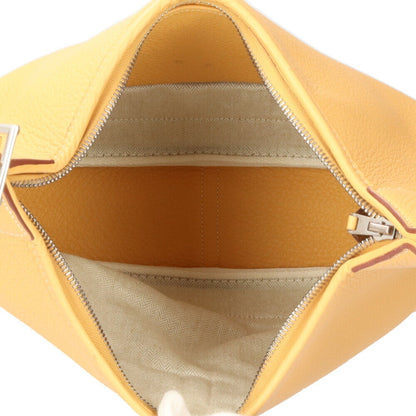 Hermes Trim 35 Shoulder Bag Taurillon Clemence Yellow