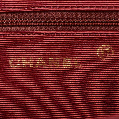 Chanel Half Moon Coco Mark Chain Shoulder Bag Black Suede