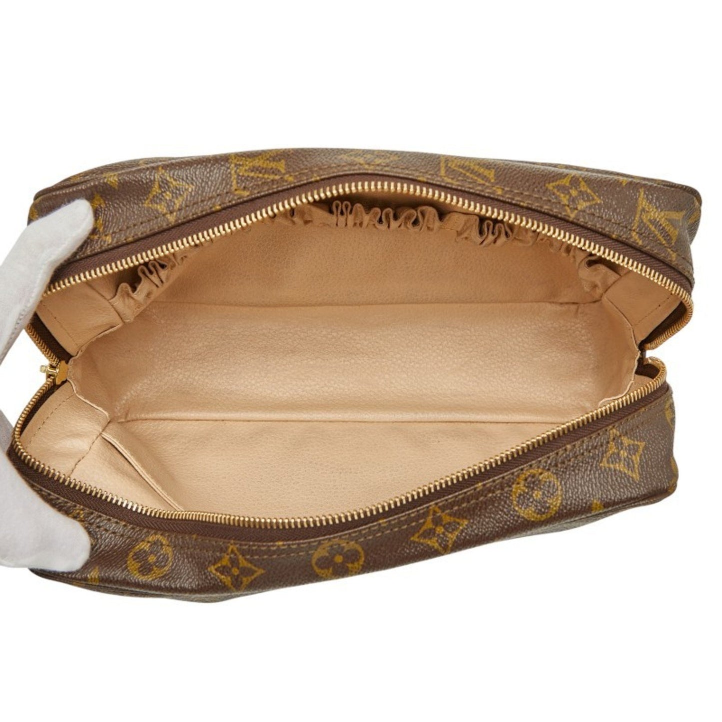 Louis Vuitton Monogram True Toilet 28 Second Bag/Clutch Bag M47522 Brown