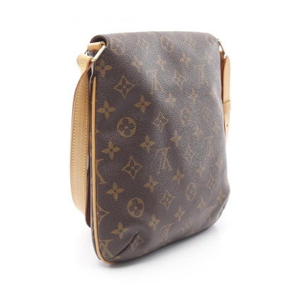Louis Vuitton Musette Salsa Short Strap Shoulder Bag Coated Canvas Leather Monogram