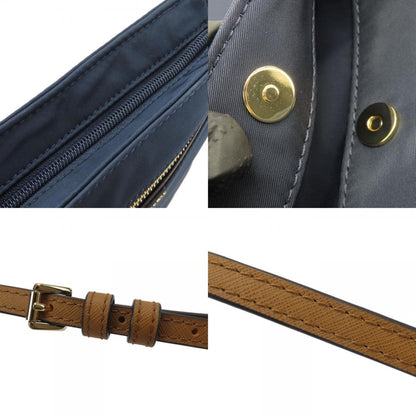 Michael Kors Shoulder Bag 32F7Go2C3C Nylon Leather Navy Brown