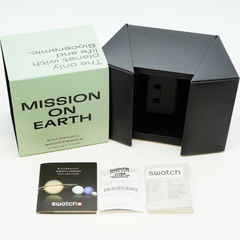 Swatch X Omega Mission On Earth S033G100 Navy Dial