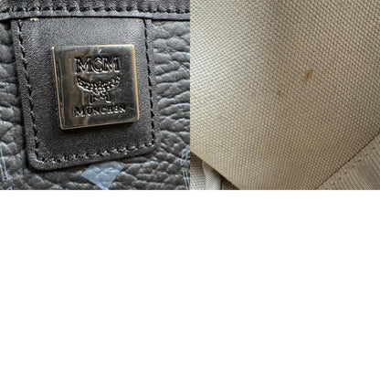 Mcm Shoulder Bag Leather Black