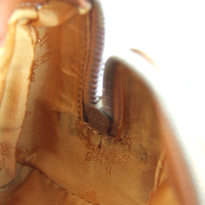 Mcm Visetos 010 Boston Bag Leather Brown