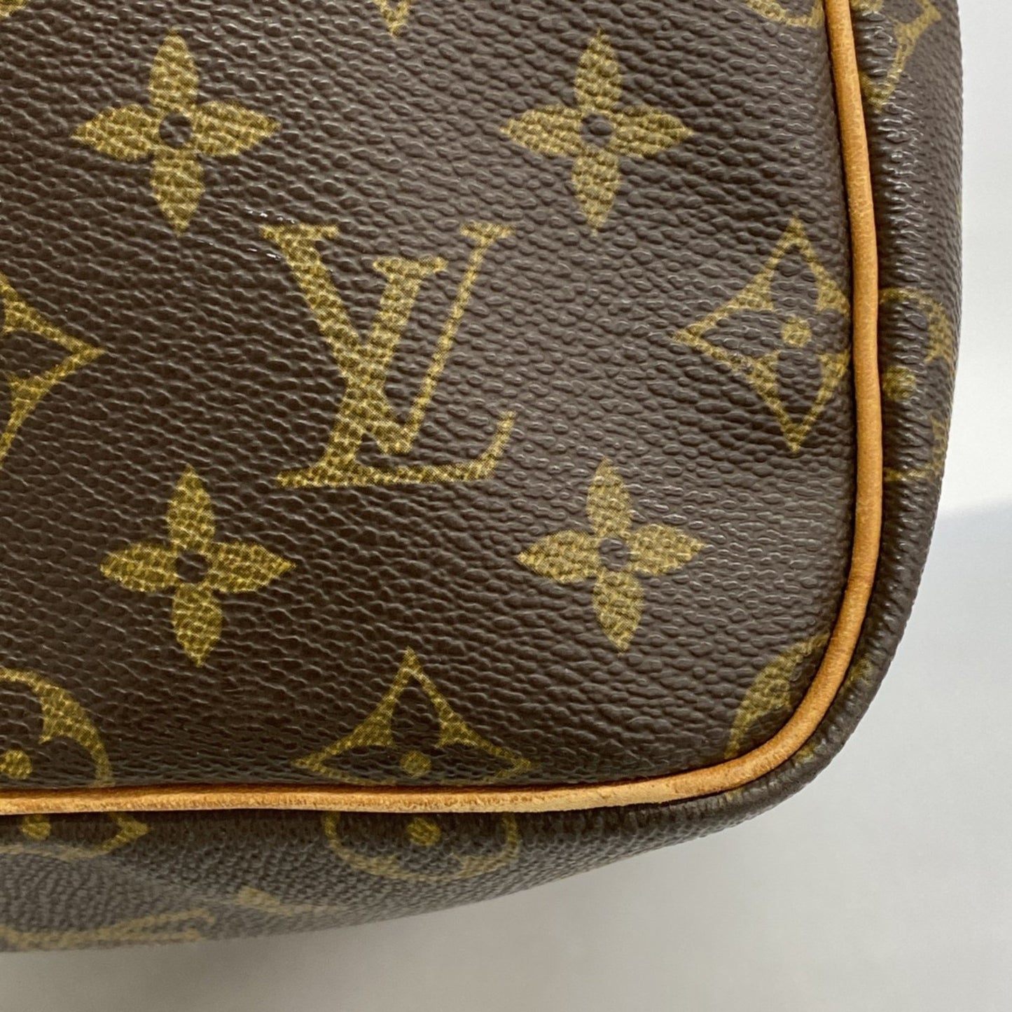 Louis Vuitton Monogram Keepall 55 Boston Bag M41424 Brown