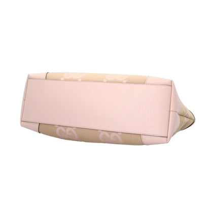 Gucci Jumbo Gg Tote Bag Canvas 631685 Pink