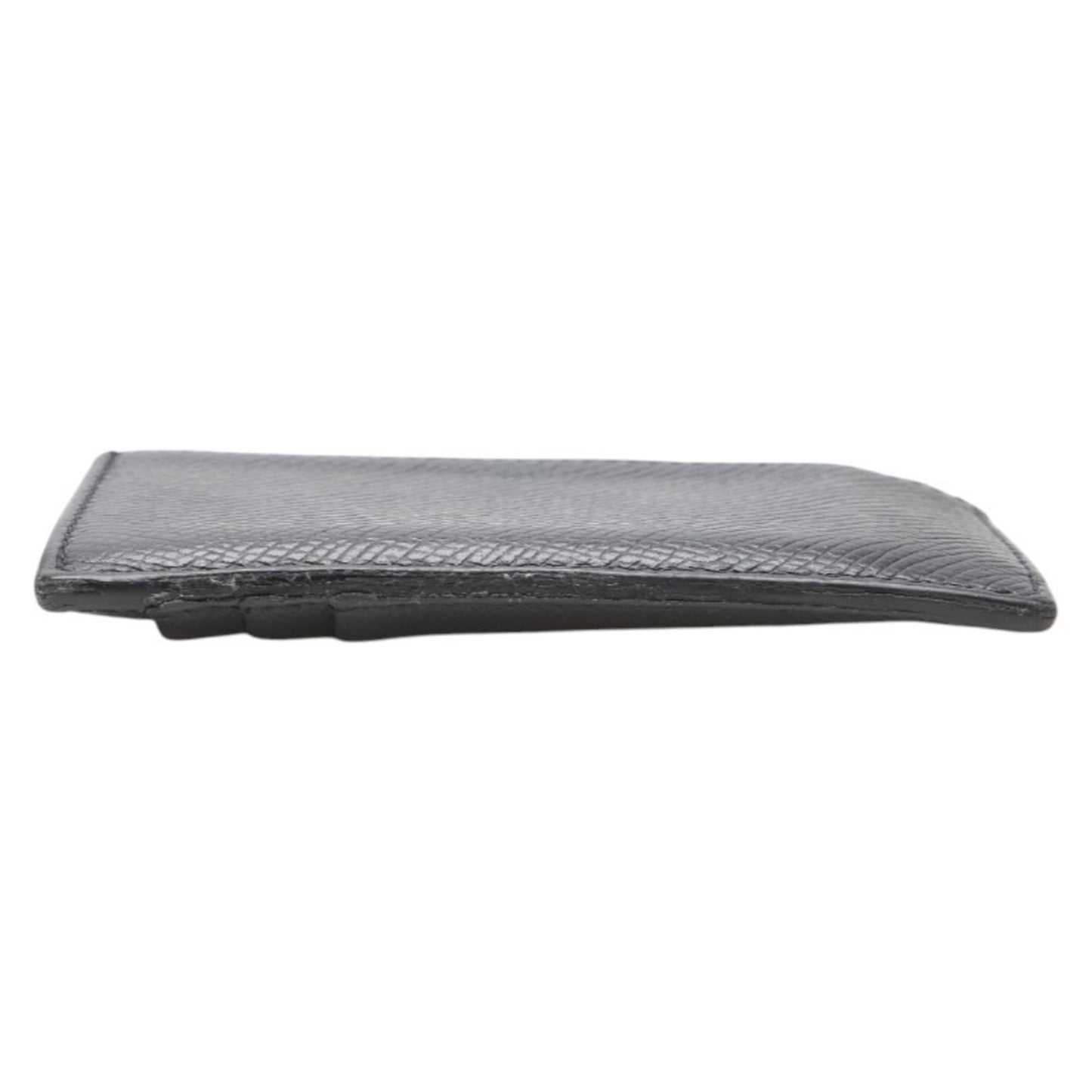 Celine Fragment Card Case In Black Leather
