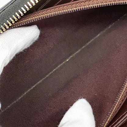 Chanel Matelasse Long Wallet In Black Lambskin