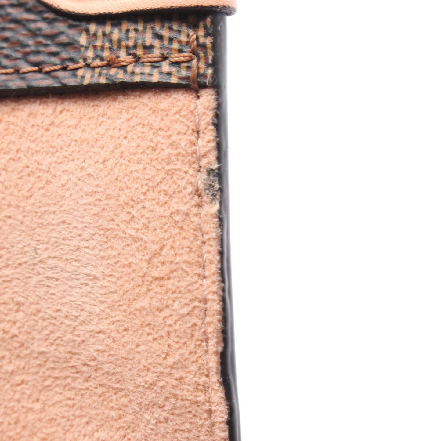 Louis Vuitton Portefeuille Vavin Damier Ebene Creme Shoulder Bag