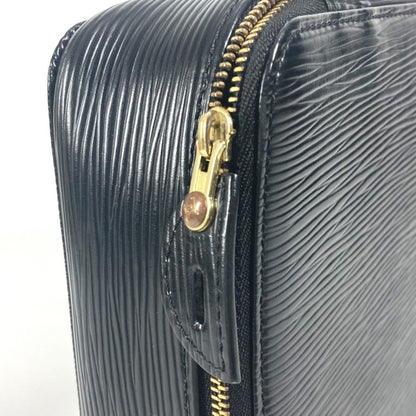 Hermes M48362 Epi Poche Monte Carlo Makeup Pouch Jewelry Case Multi-Pouch Leather