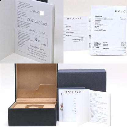 Bvlgari 12P Diamond Pink Shell Watch Bb23C2Ss 12Ja Bb23Ss Japan Exclusive