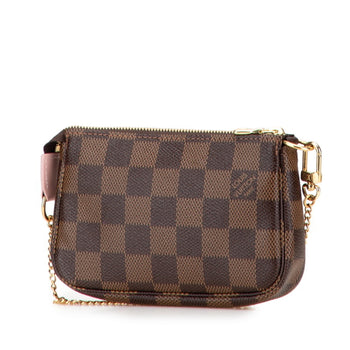 Louis Vuitton Damier Vivienne Mini Pochette Accessoires N60402 Brown Multicolor Leather