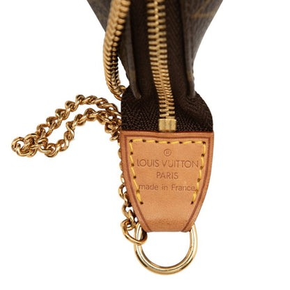 Louis Vuitton Monogram Accessoires Pouch Mini Handbag M58009 Brown Leather