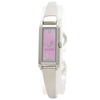 Gucci 109 G-Line 2P Diamond Watch Stainless Steel Ss