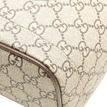 Gucci Gg Supreme Mystic Cat Backpack 495621 Beige Brown Multicolor Leather