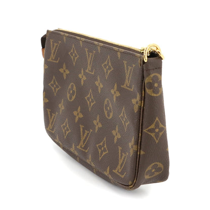 Louis Vuitton Louis Vuitton Monogram Pochette Accessoires Handbag Brown M51980 Gold Hardware