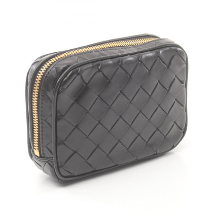 Bottega Veneta Intrecciato Pouch Bag Leather