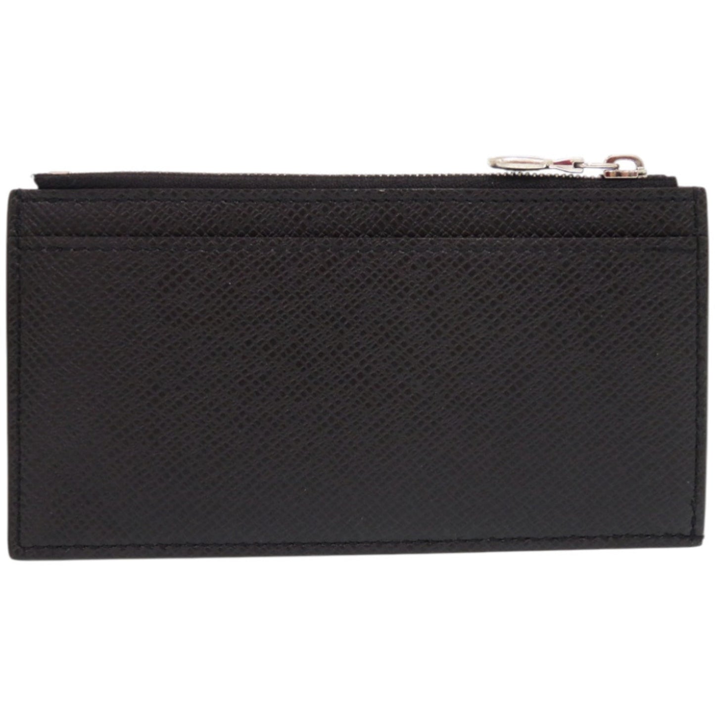 Like New Louis Vuitton Taiga Coin Card Holder In Black