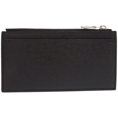 Like New Louis Vuitton Taiga Coin Card Holder In Black