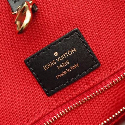 Louis Vuitton On The Go Gm Shoulder Bag Coated Canvas Leather Monogram Giant