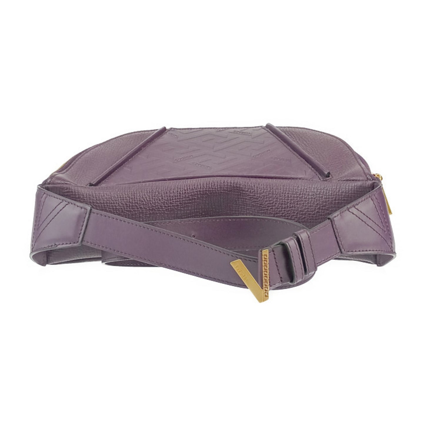 Versace Versace Waist Bag V Greca Signature Belt 1006888 Violet Leather