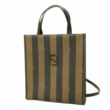 Fendi Pecan Backpack/Daypack In Black And Brown