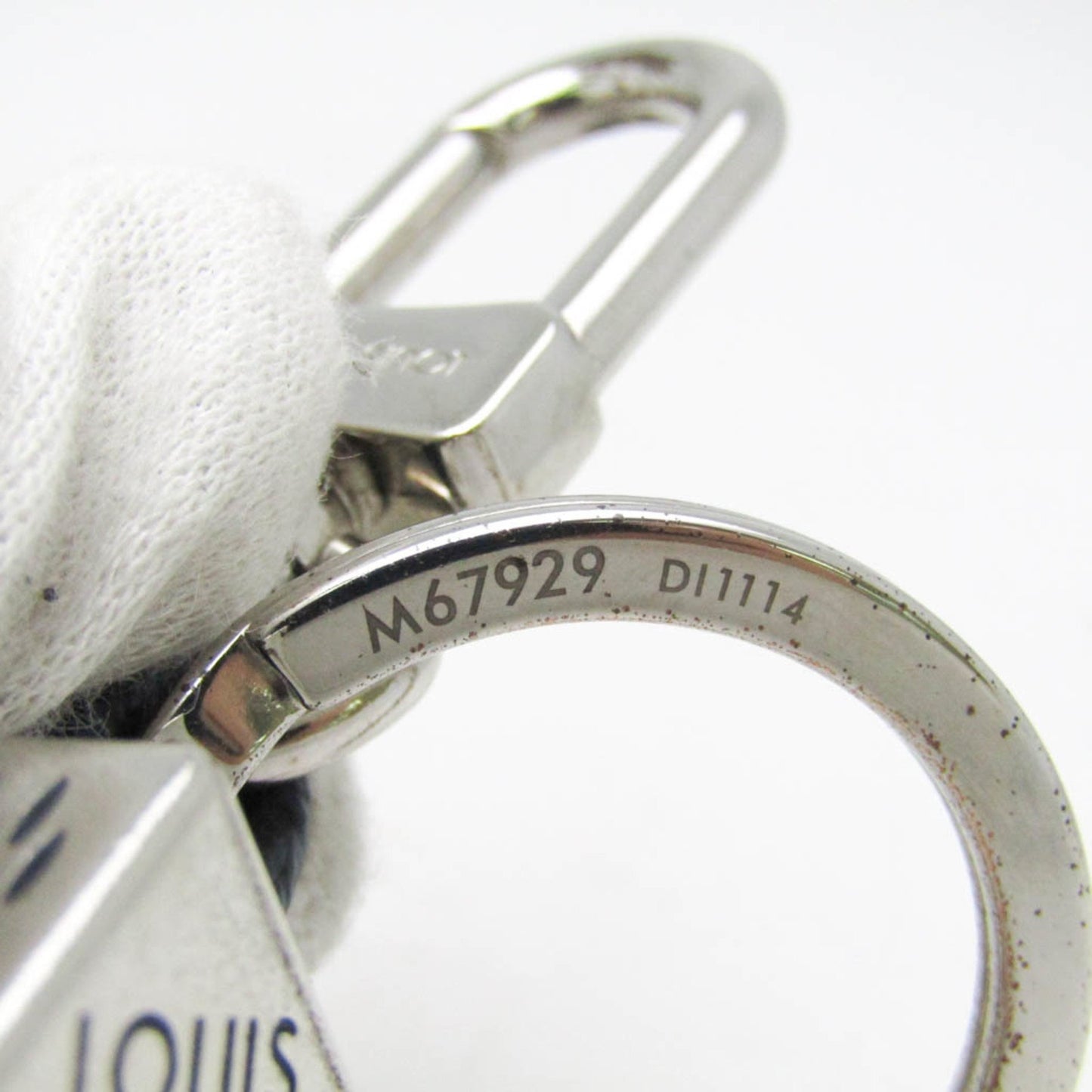 Louis Vuitton Damier Graphite Damier Dice M67929 Keyring (Damier Graphite