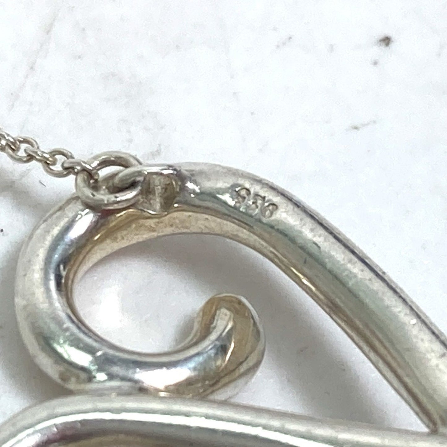 Tiffany&Co. Tiffany V Initial Paloma Picasso Accessory Pendant Necklace Sv925