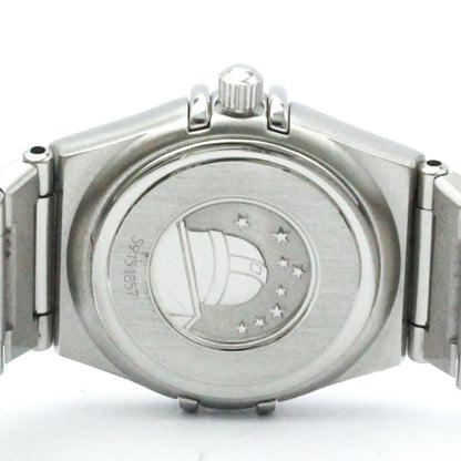 Polished Omega Constellation Mop Dial Steel Quartz