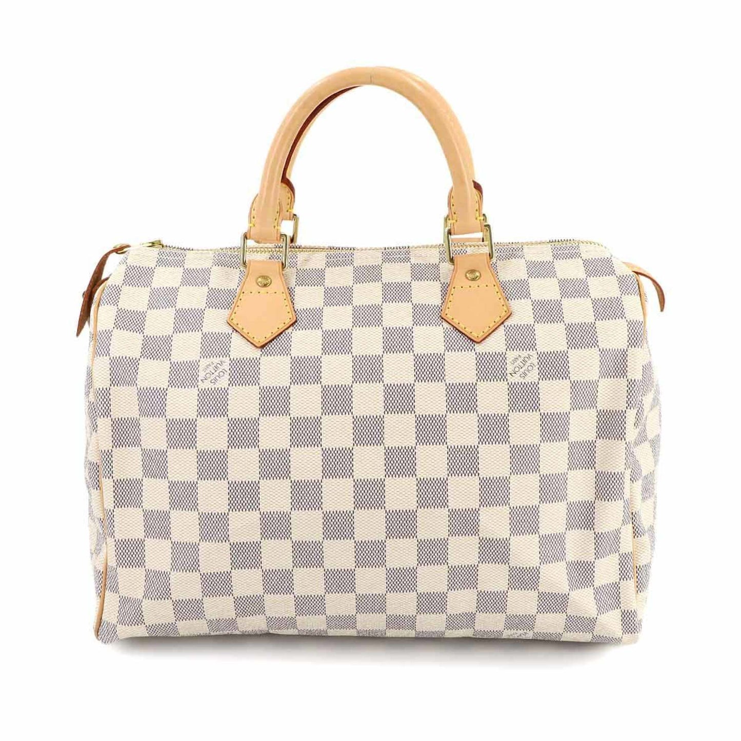 Louis Vuitton Damier Azur Speedy 30 Handbag N41533 Gold Hardware