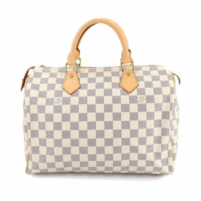 Louis Vuitton Damier Azur Speedy 30 Handbag N41533 Gold Hardware