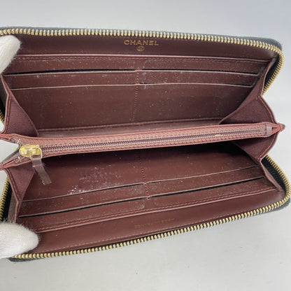 Chanel Matelasse Caviar Leather Long Wallet