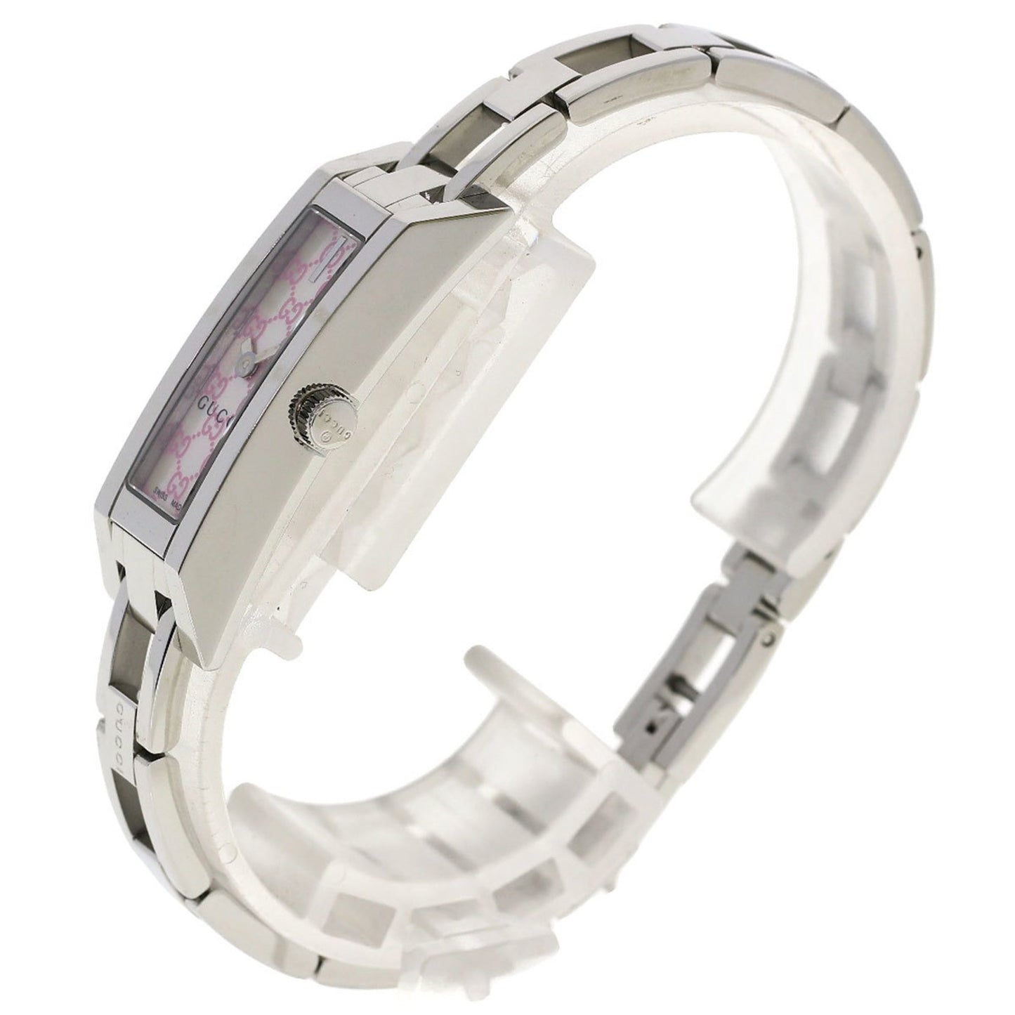 Gucci Ya110 Square Face Stainless Steel Watch