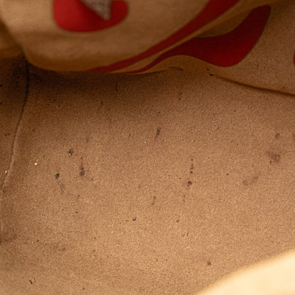 Gucci Gg Supreme Mystic Cat Backpack 495621 Beige Brown Multicolor Leather