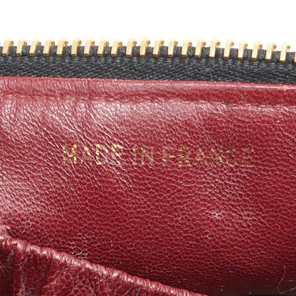 Chanel Matelasse Coco Mark Vanity Bag In Black Lambskin